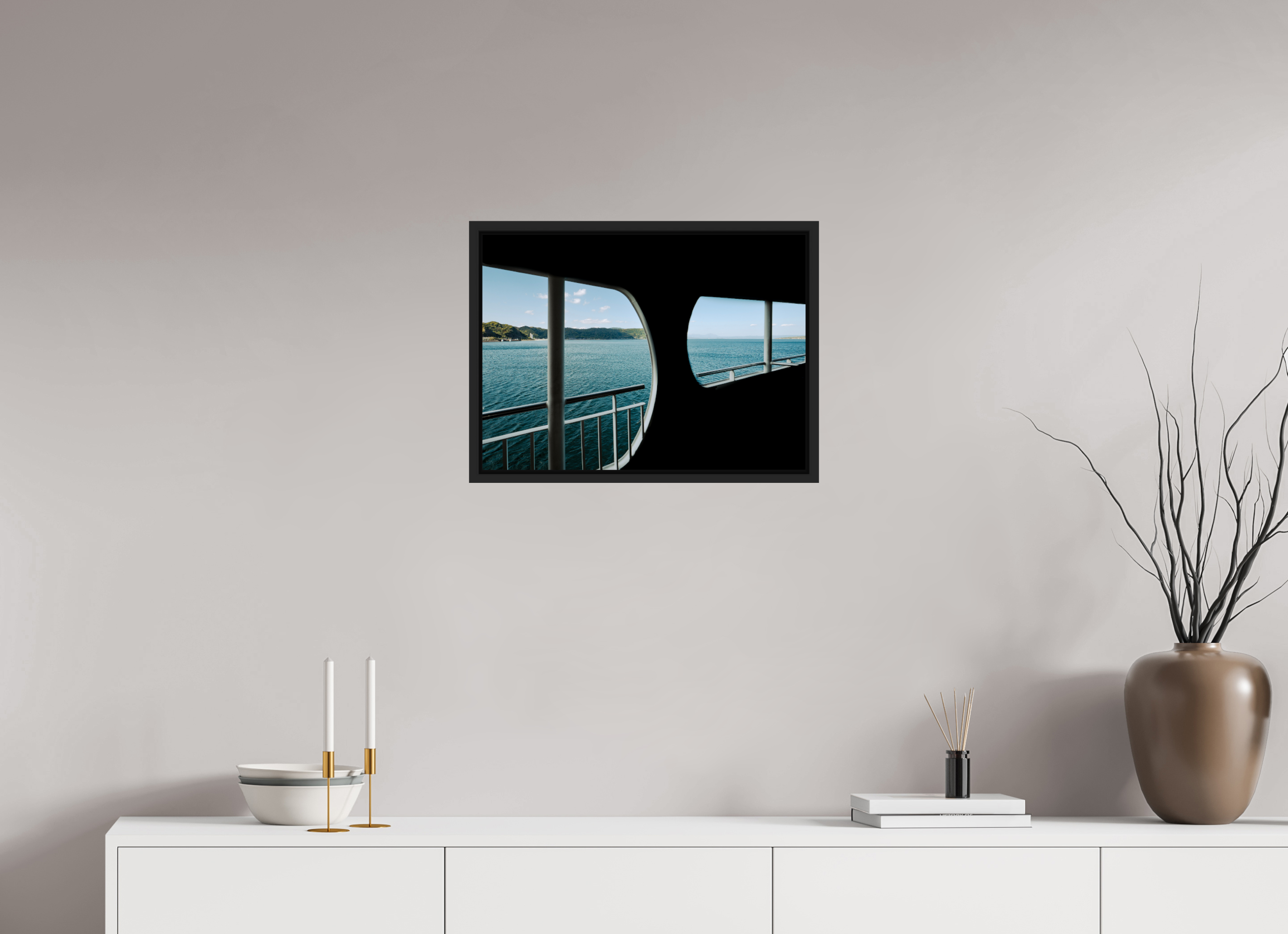 A glance through a ferry