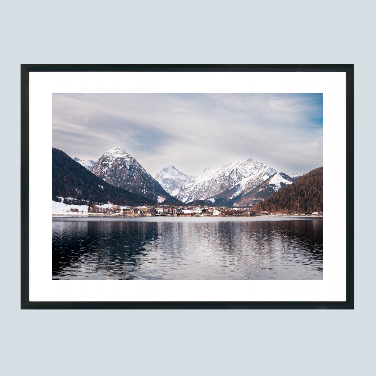 29,1 x 20 cm, Unframed Photo Print On Fuji Crystal DP II A village in Austria