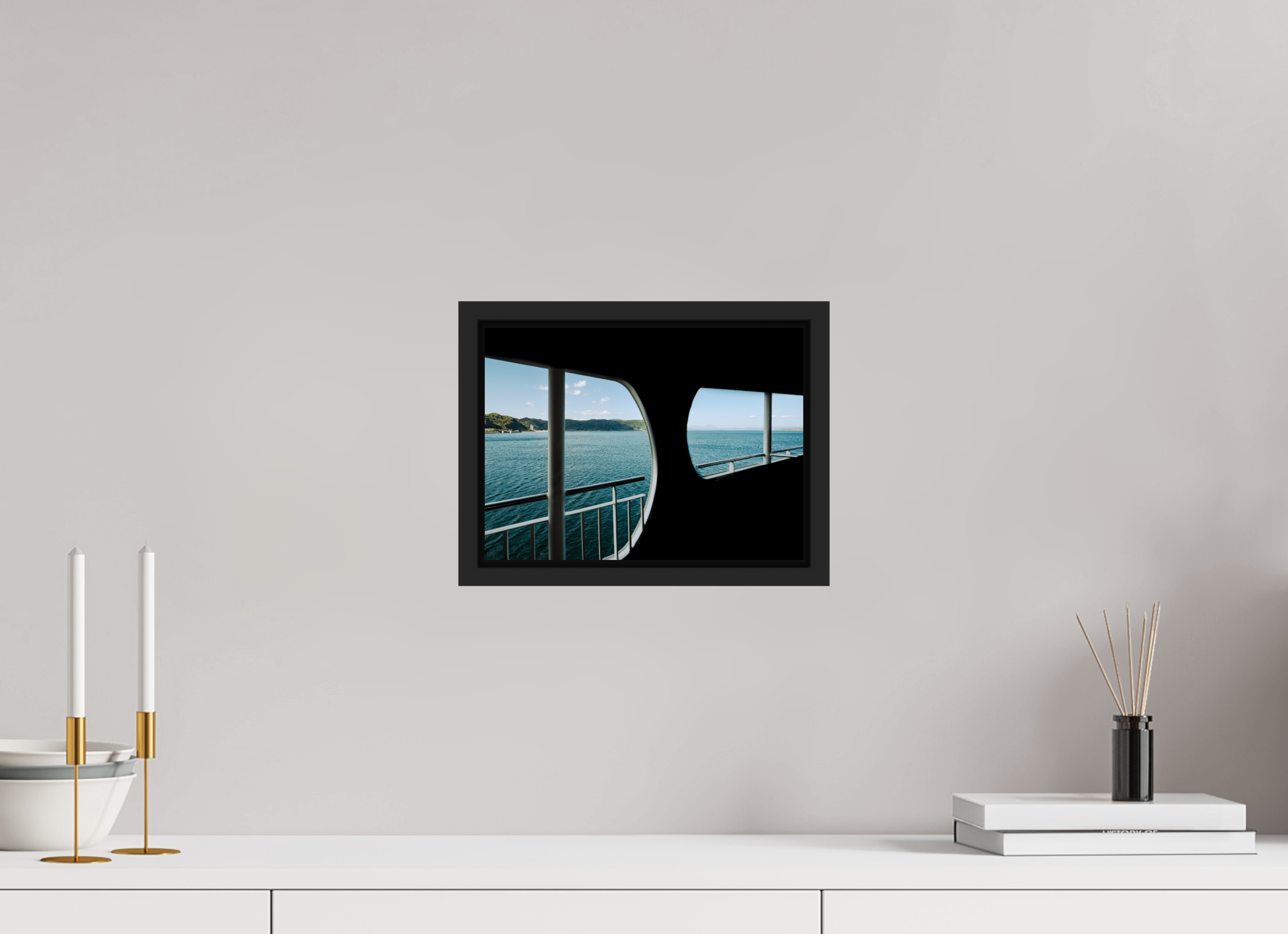 A glance through a ferry