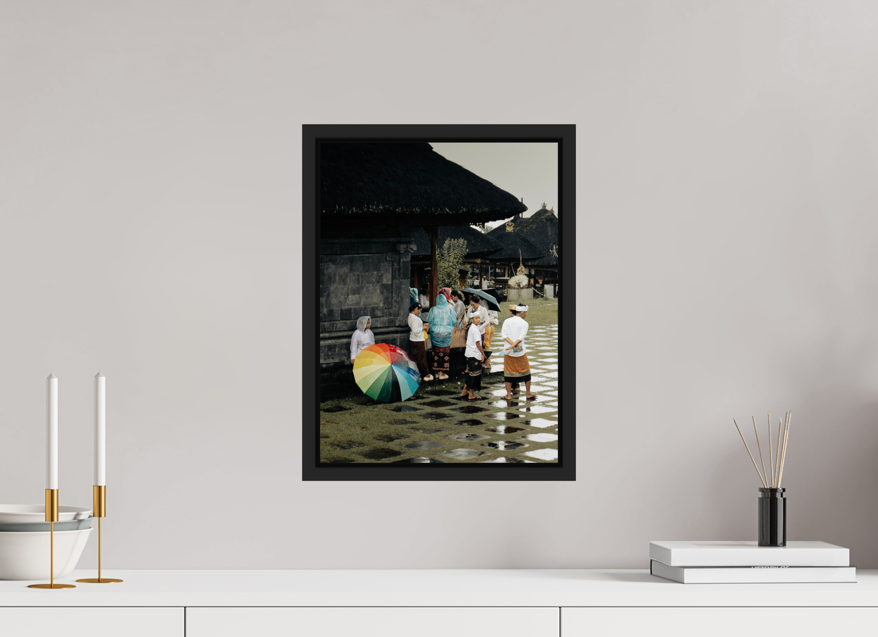 Standing in the rain