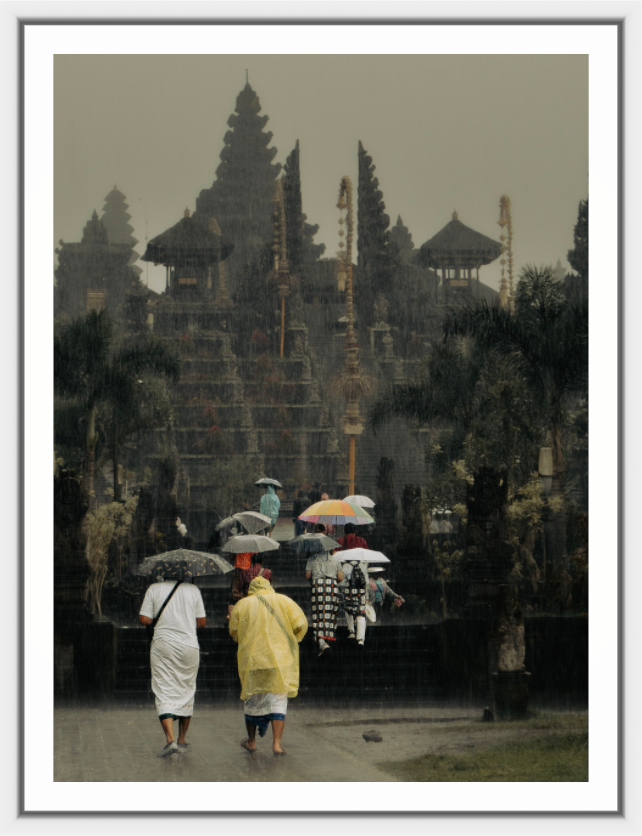 Heading to the ceremony