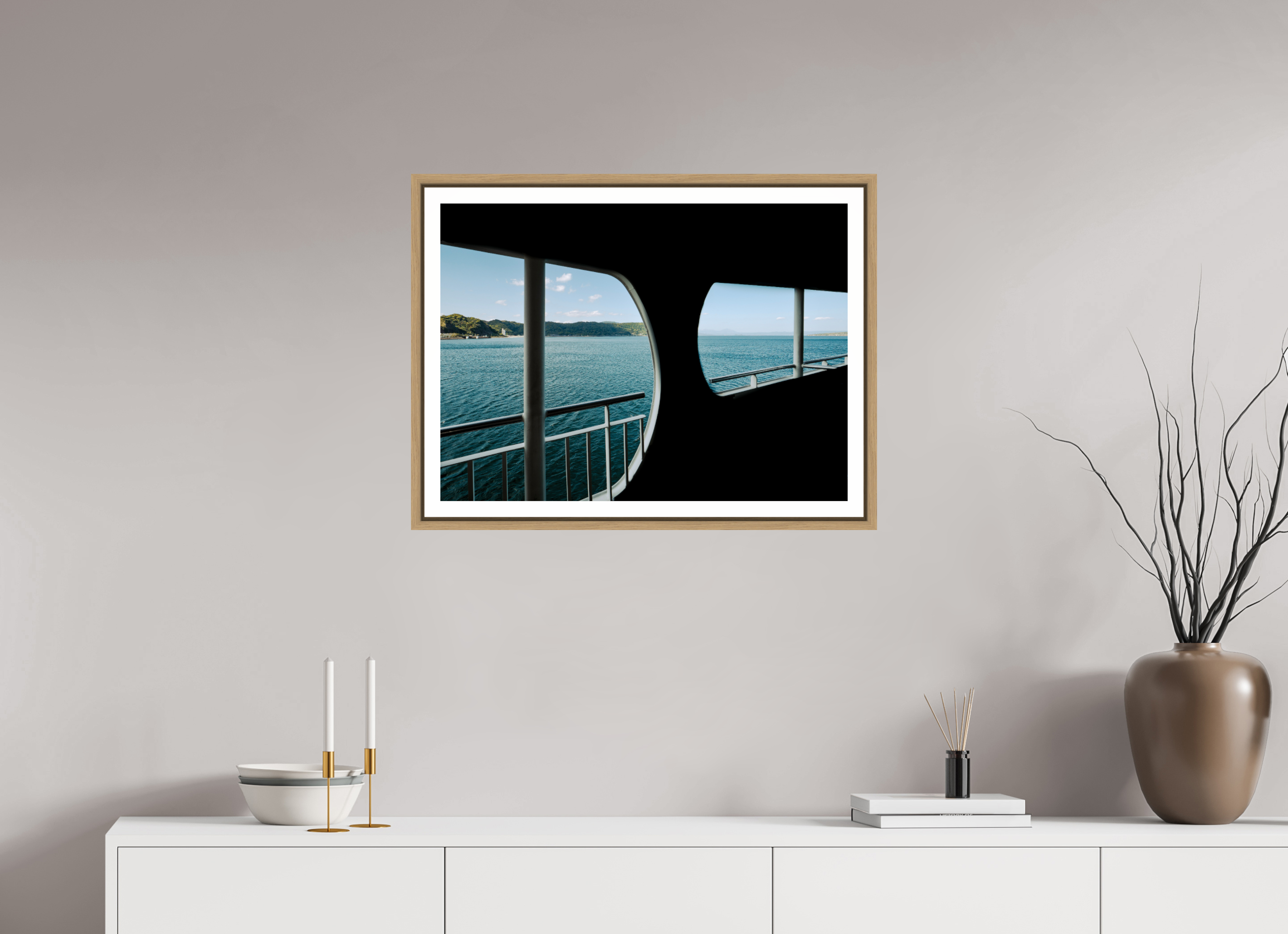 A glance through a ferry