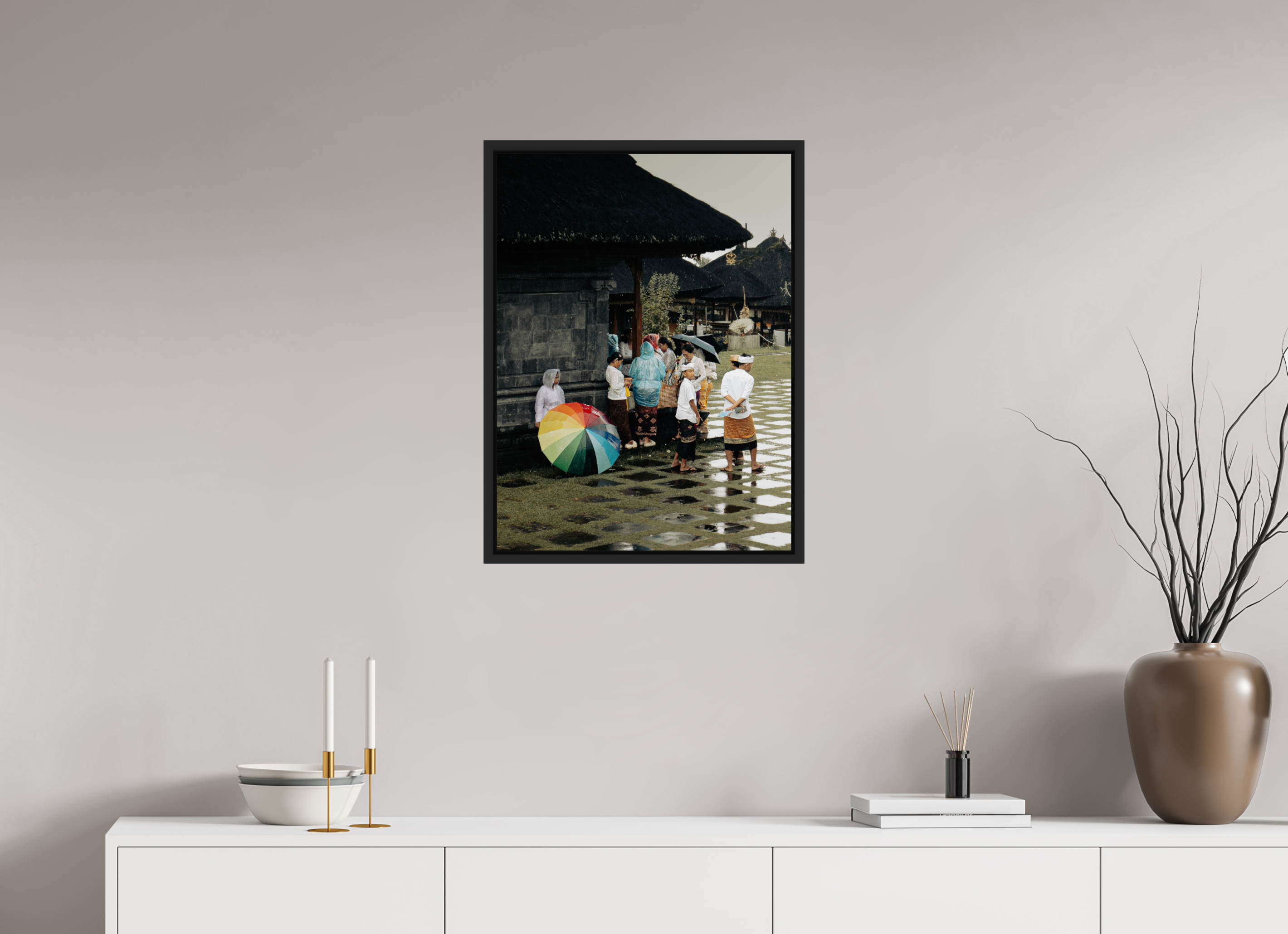 Standing in the rain