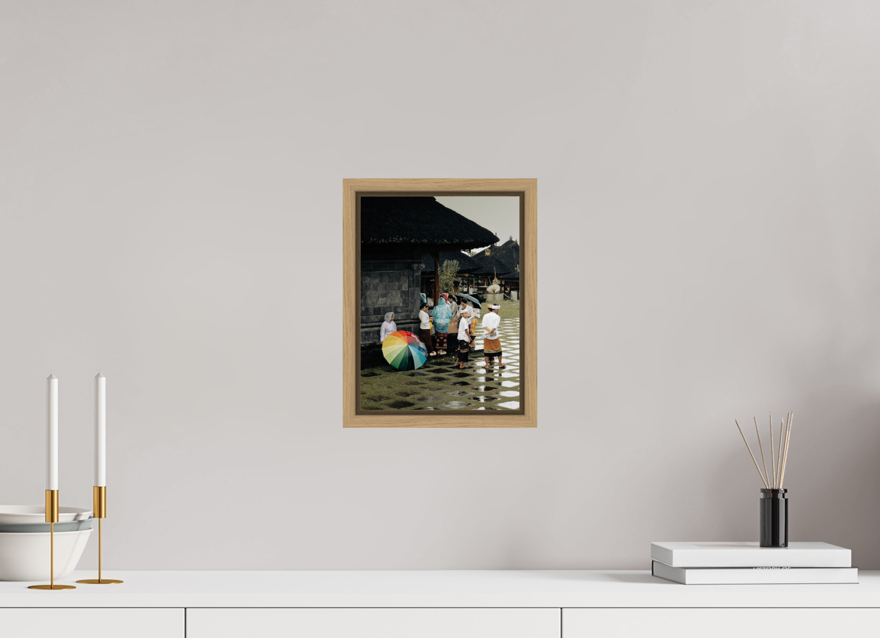 Standing in the rain