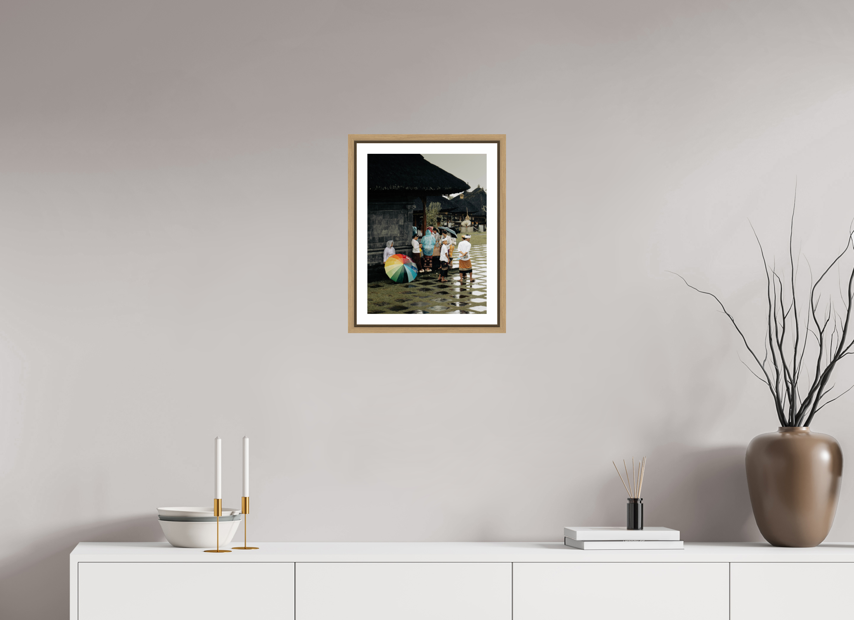 Standing in the rain