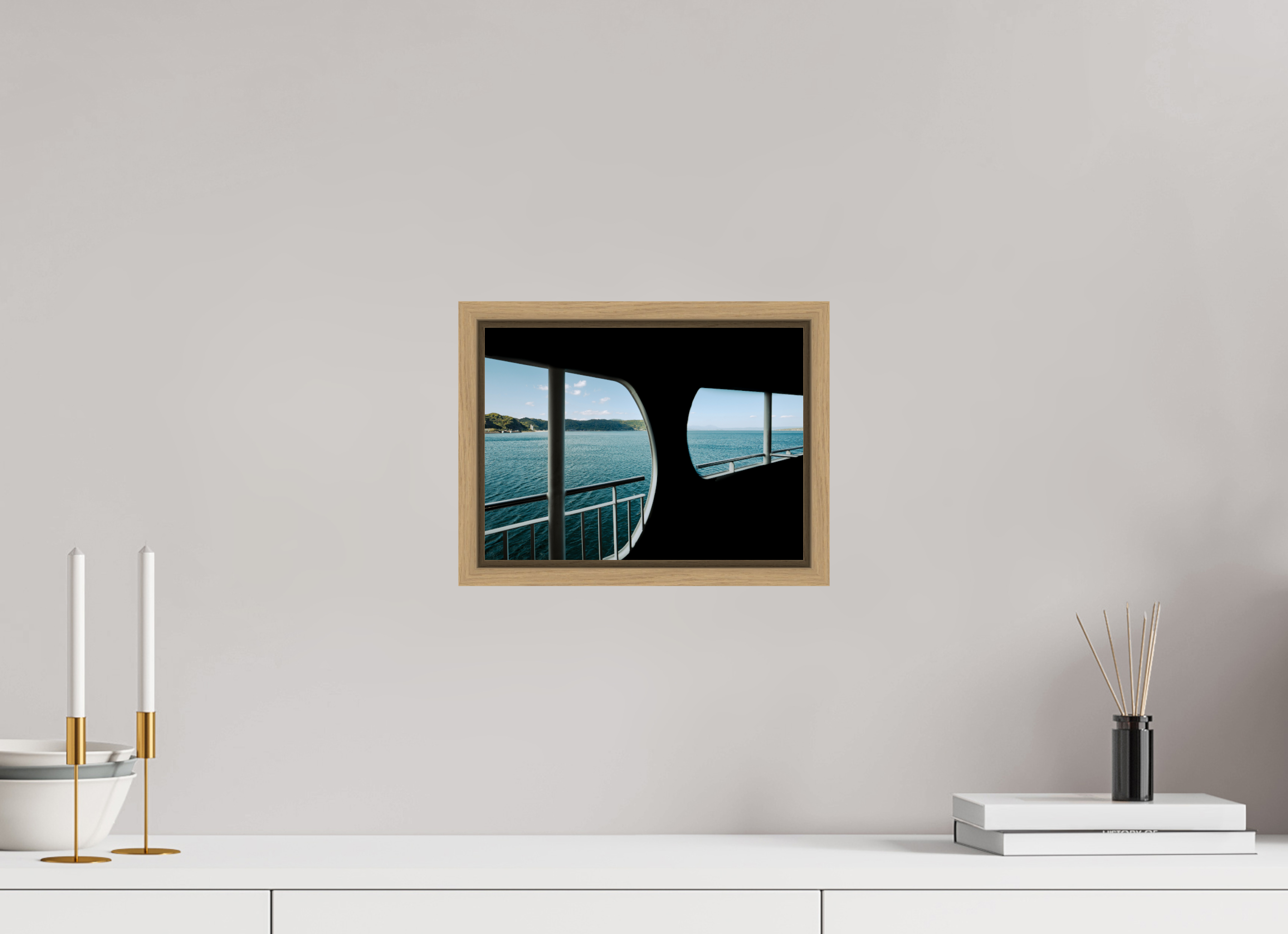 A glance through a ferry