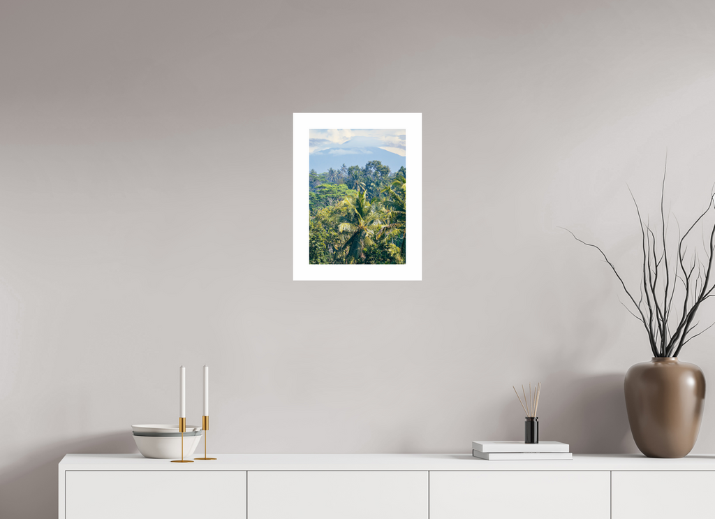 30 x 42 cm, Unframed Photo Print On Fuji Crystal DP II 5cm white border Onlooking the mountains