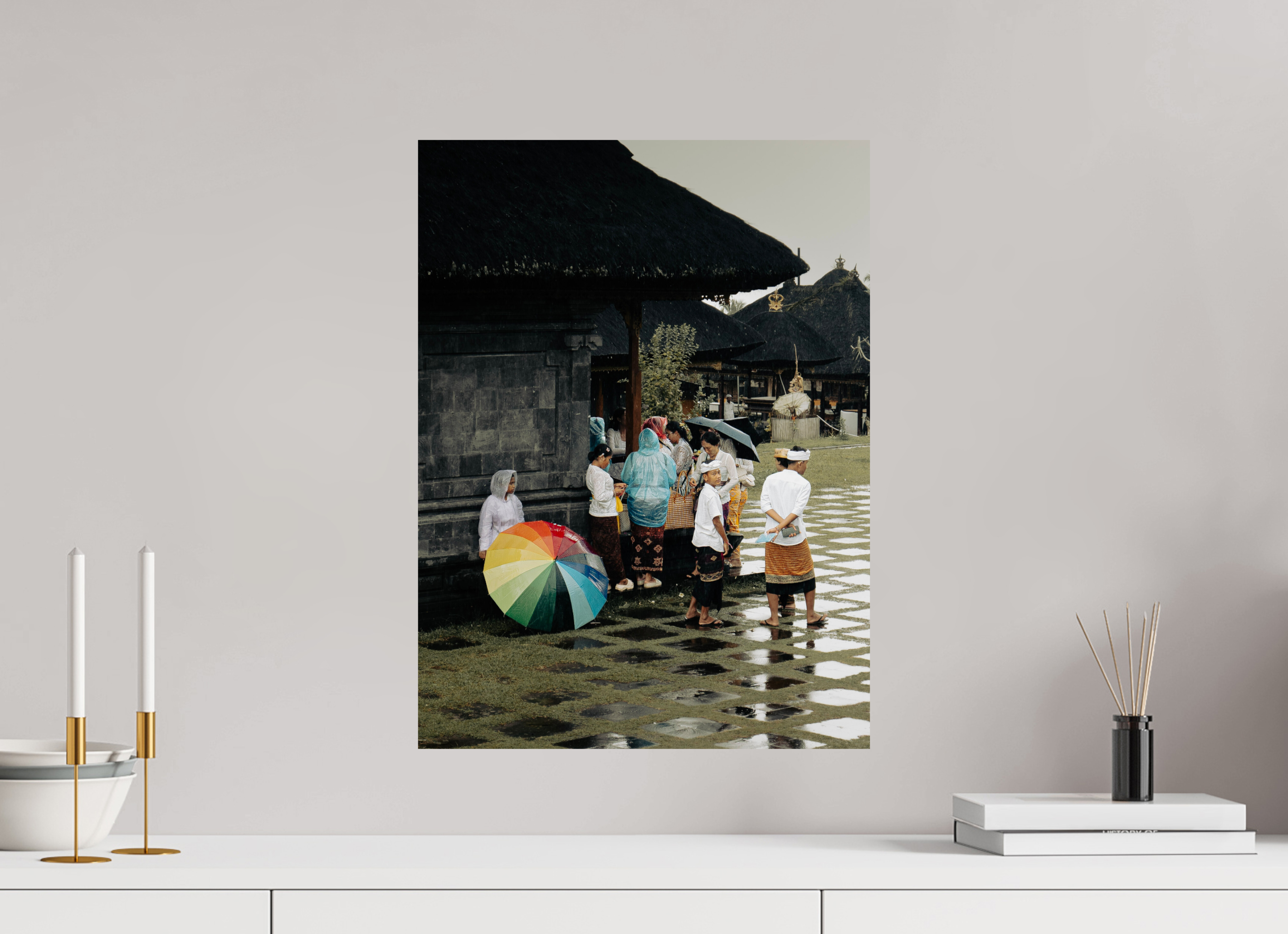 Standing in the rain