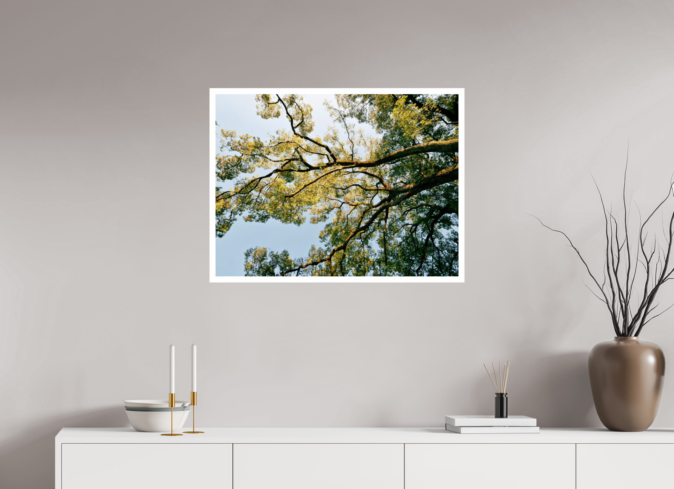 80 x 60 cm, Fuji Crystal DP II 2cm white border A big Japanese tree