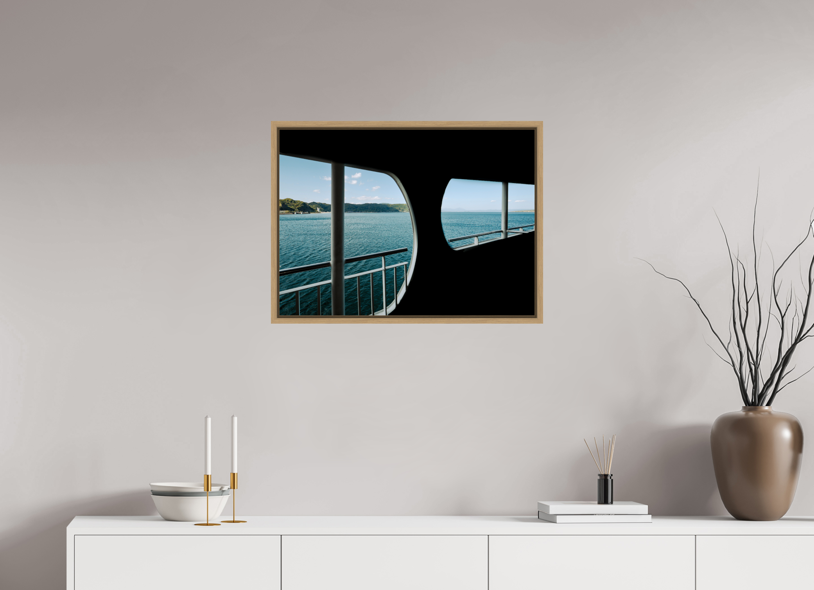 A glance through a ferry