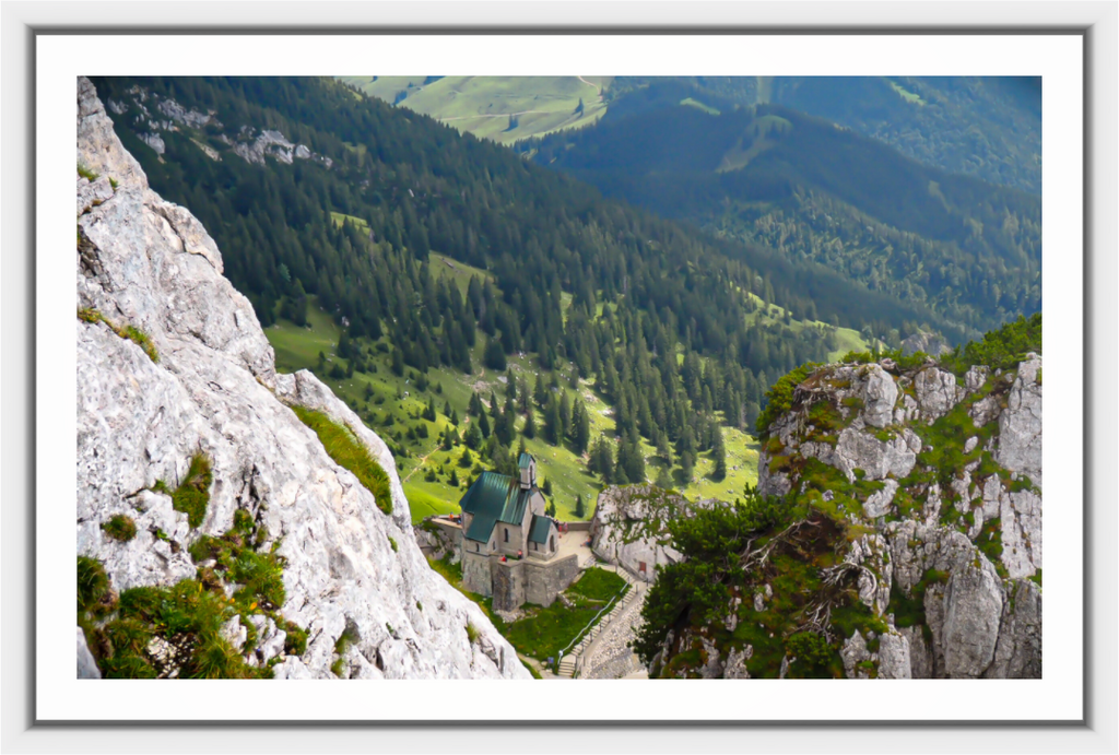 A church at the Bavarian Alps