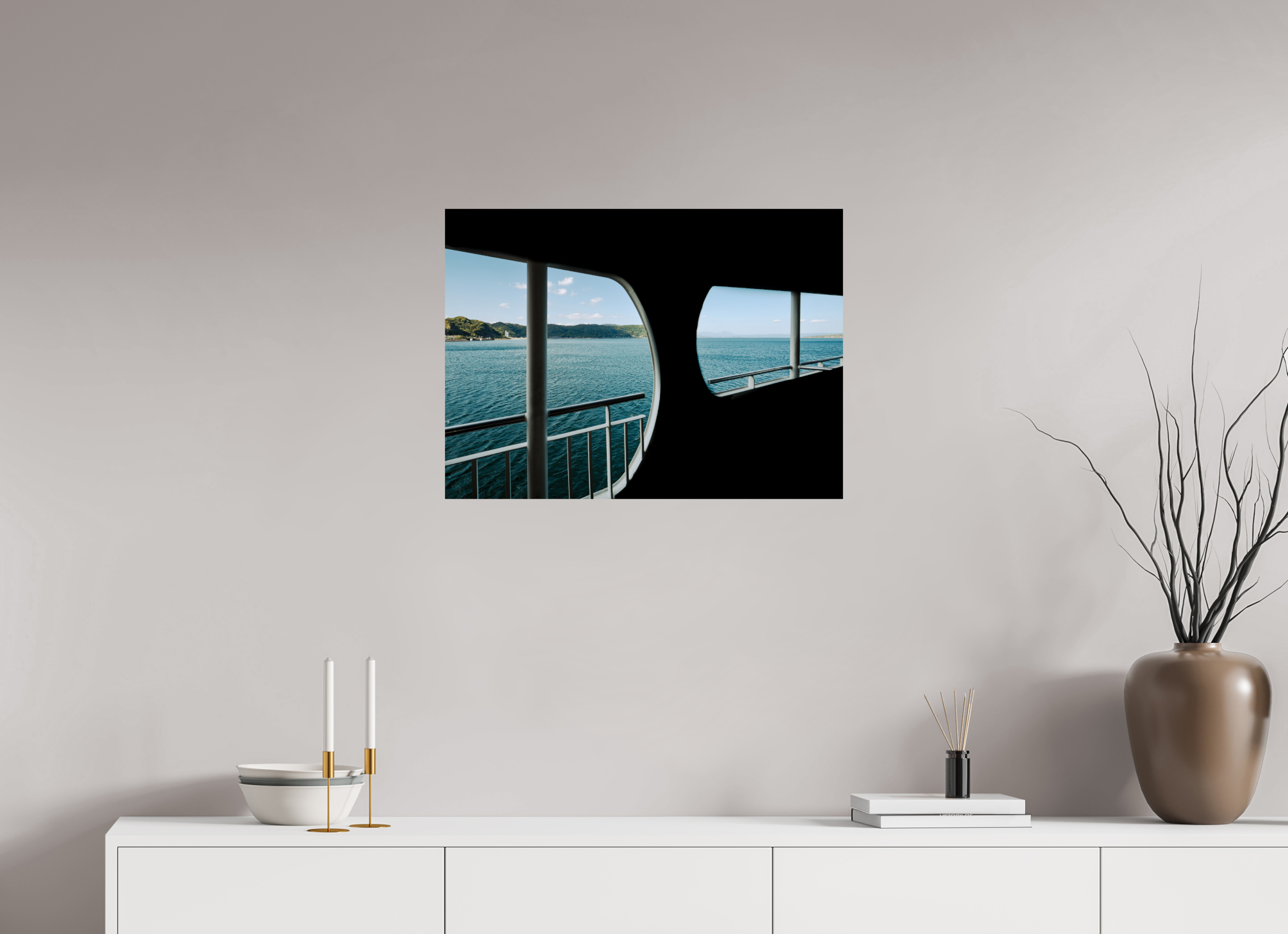 A glance through a ferry