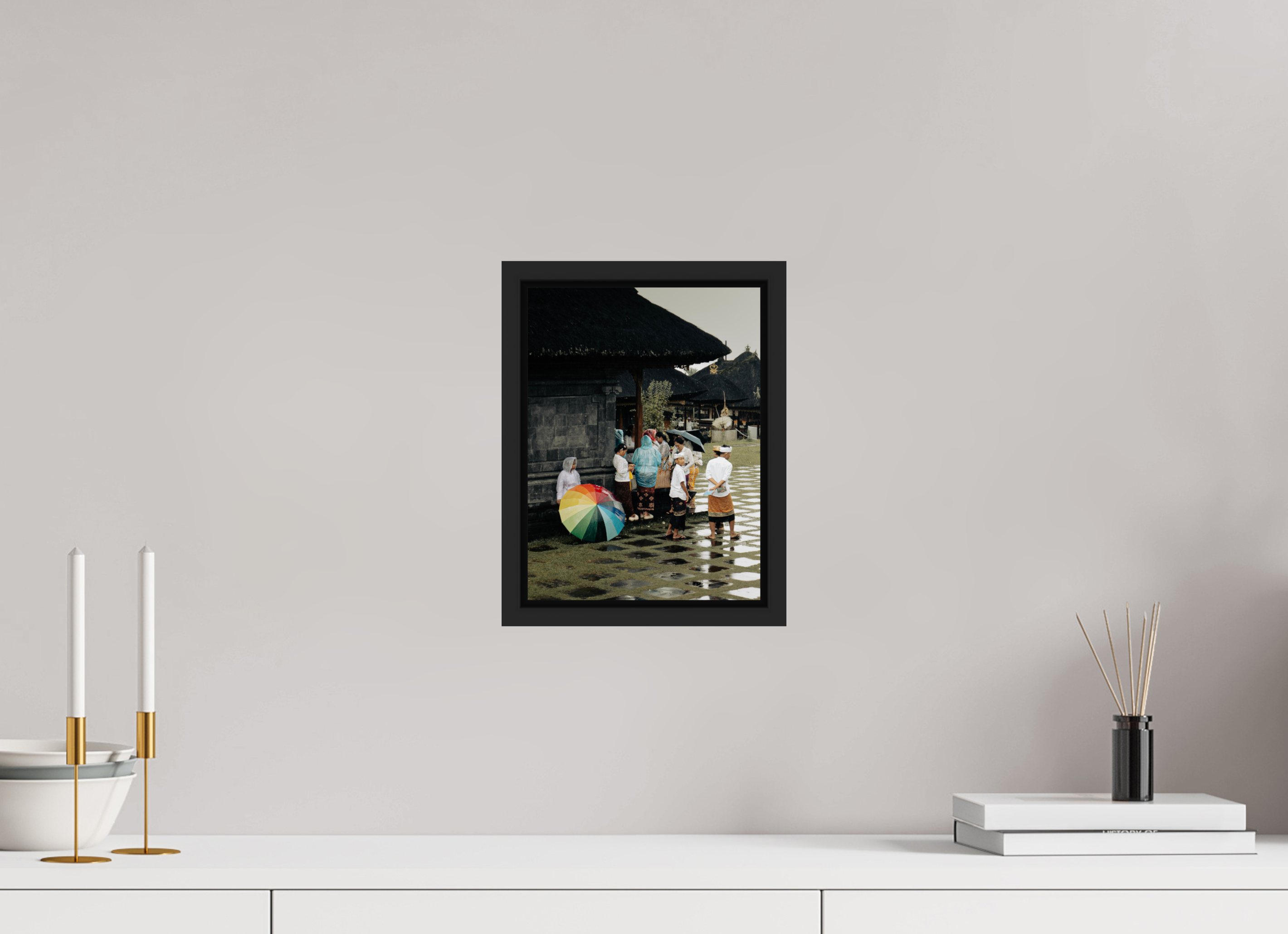 Standing in the rain