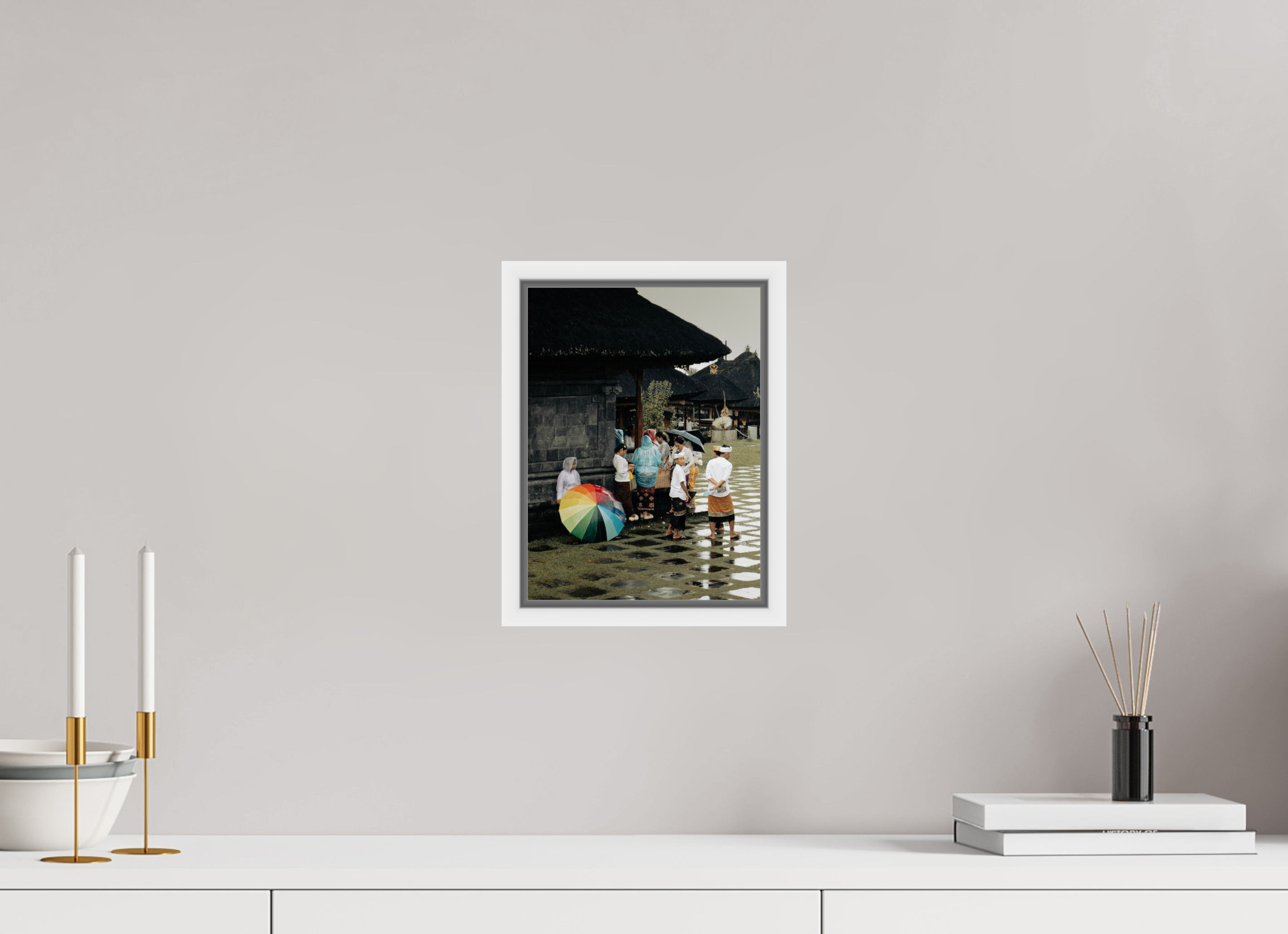 Standing in the rain