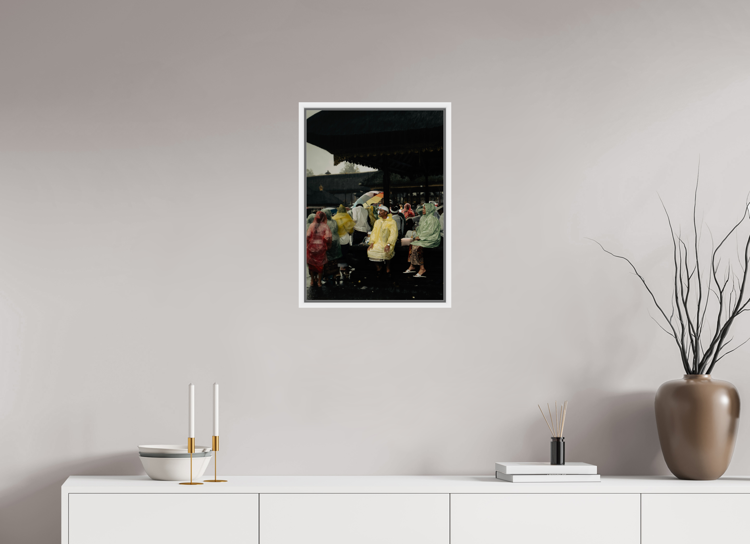 Sitting out the rain