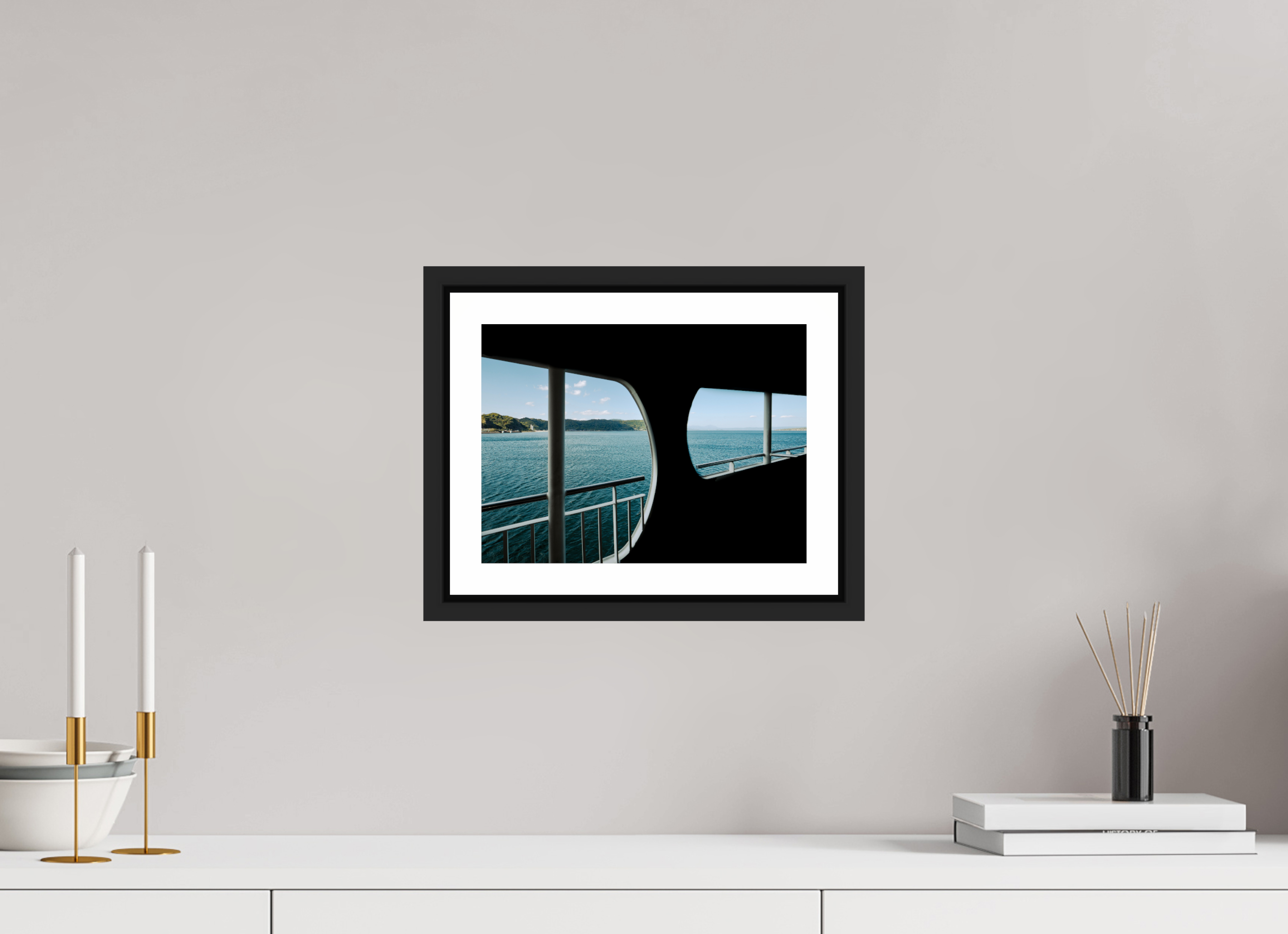 A glance through a ferry