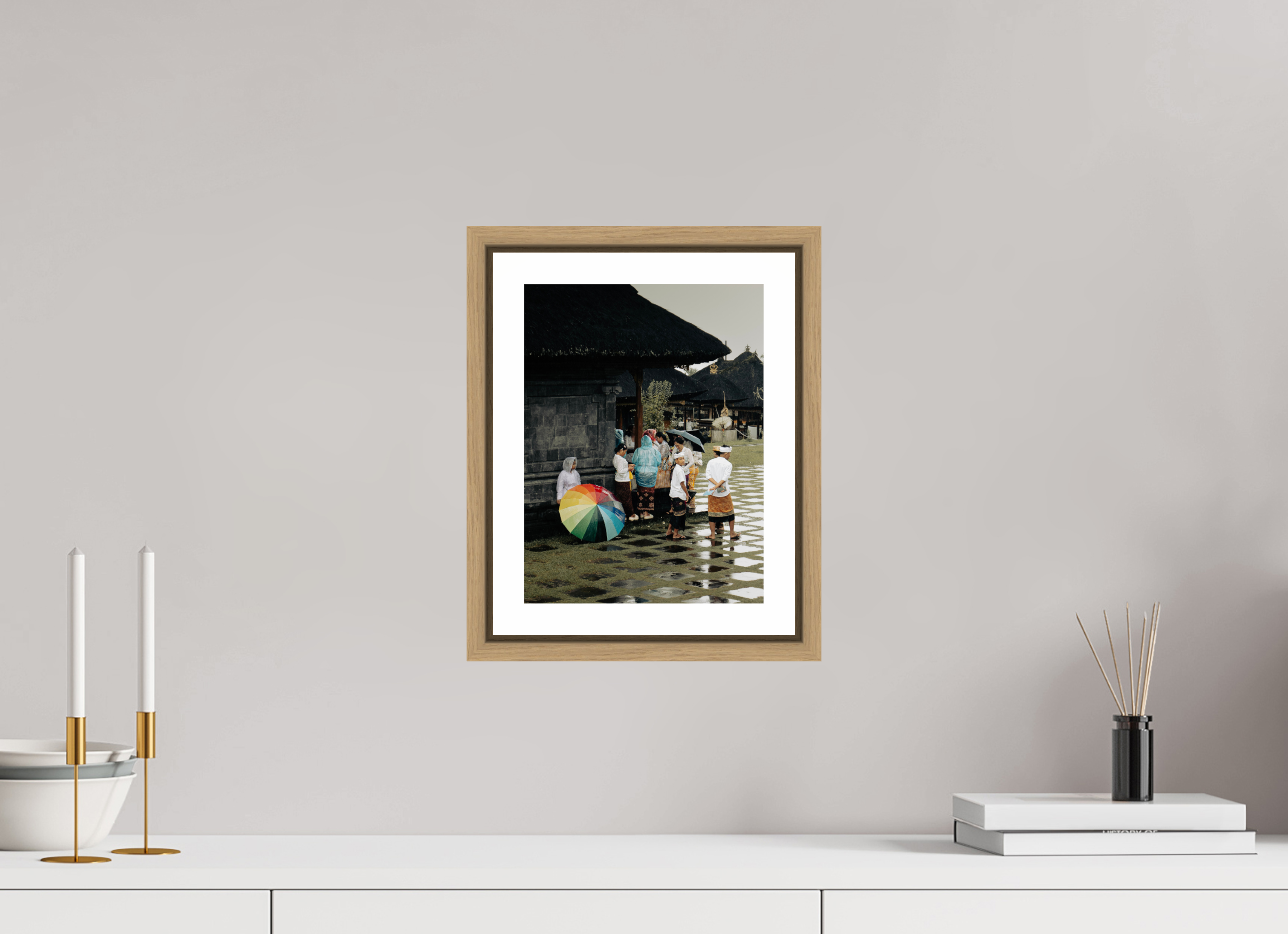 Standing in the rain