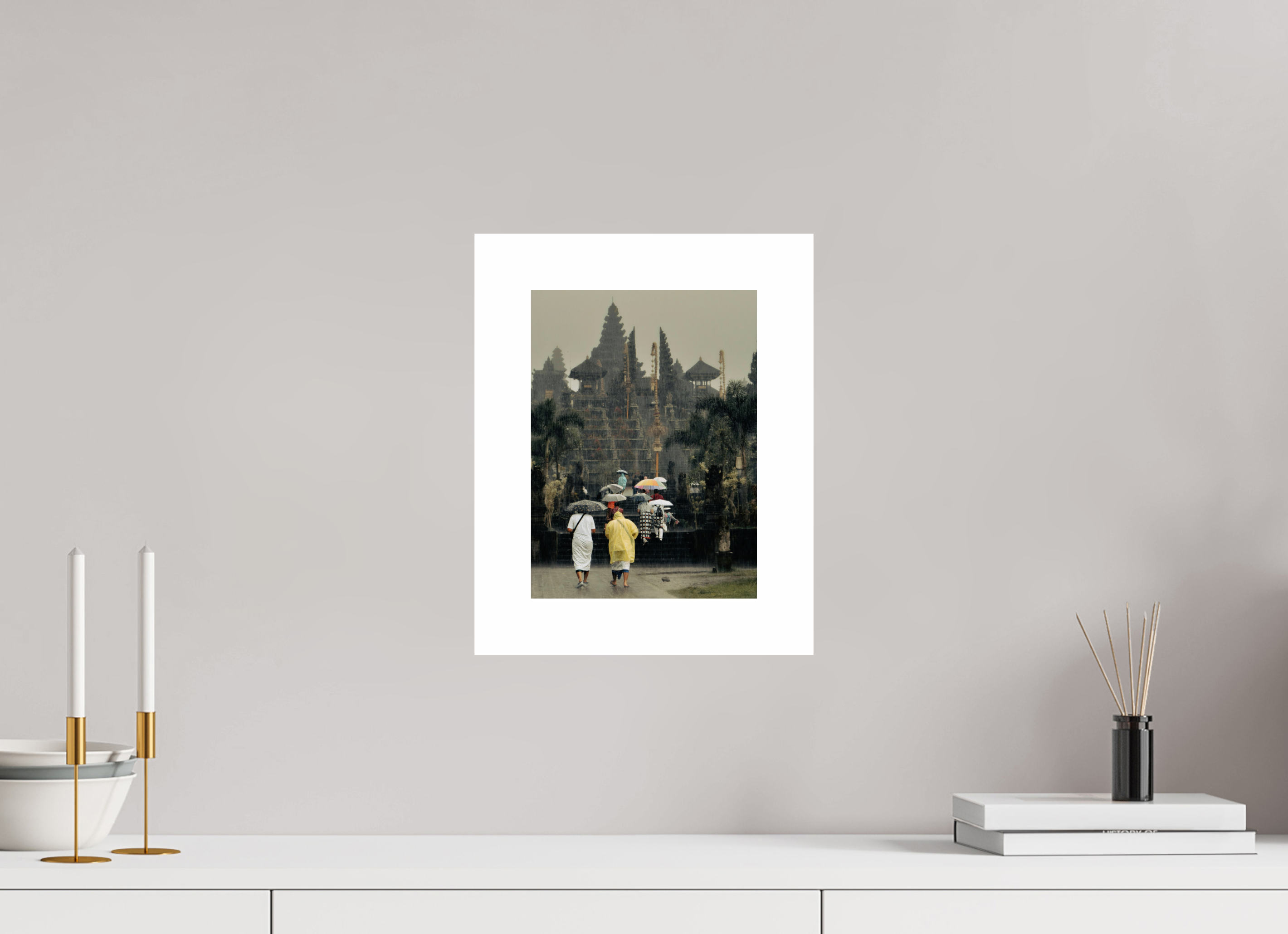 20 x 27,3 cm, Fuji Crystal DP II 5cm white border Heading to the ceremony