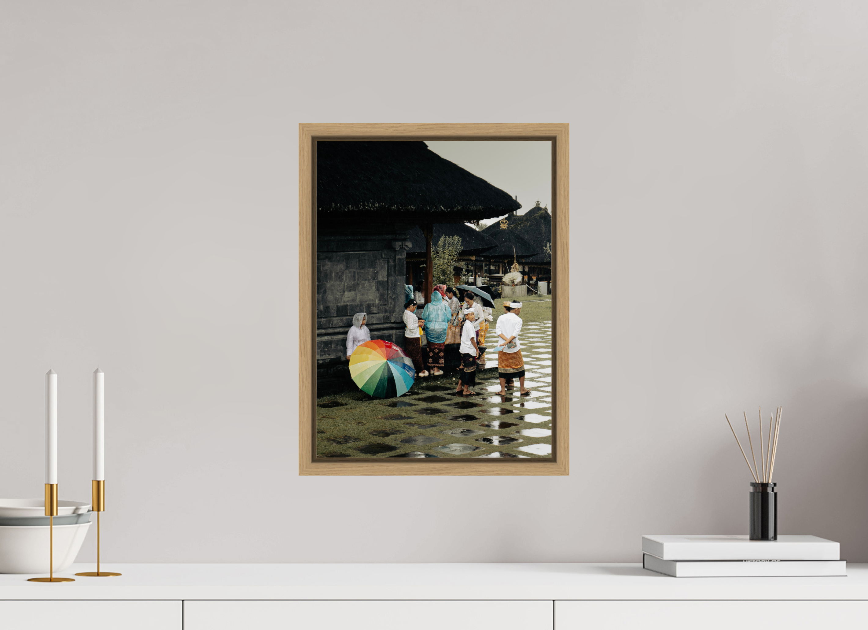 Standing in the rain