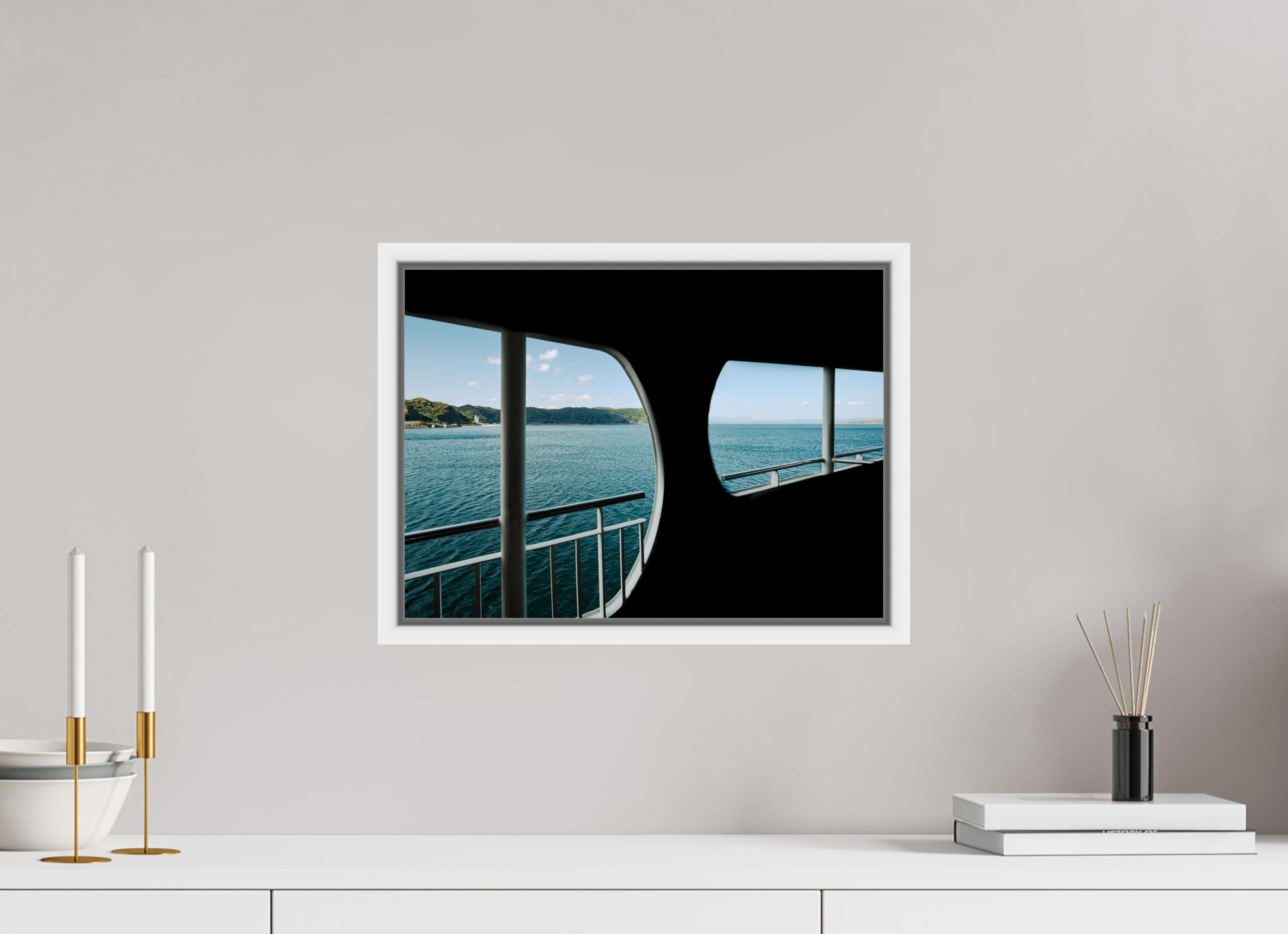 A glance through a ferry