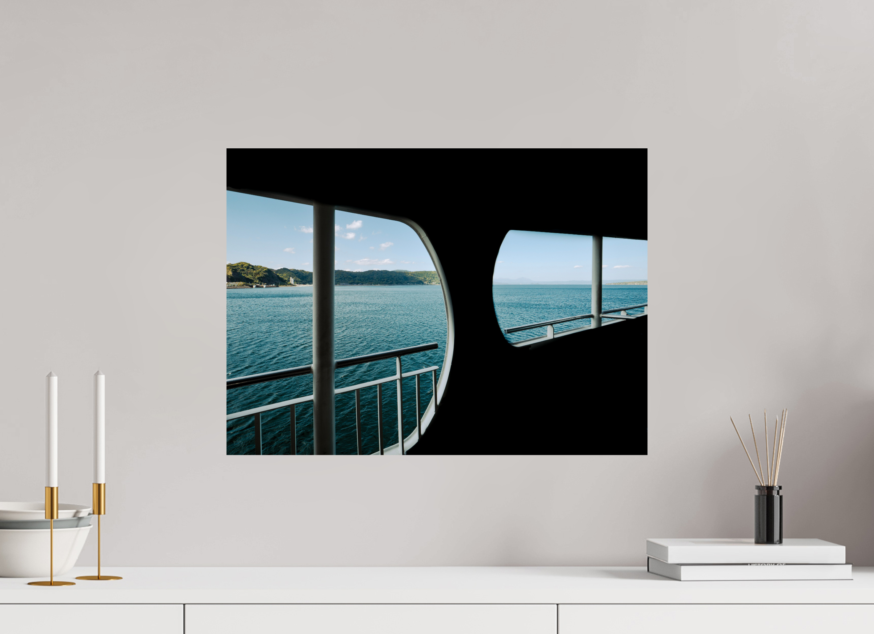 A glance through a ferry