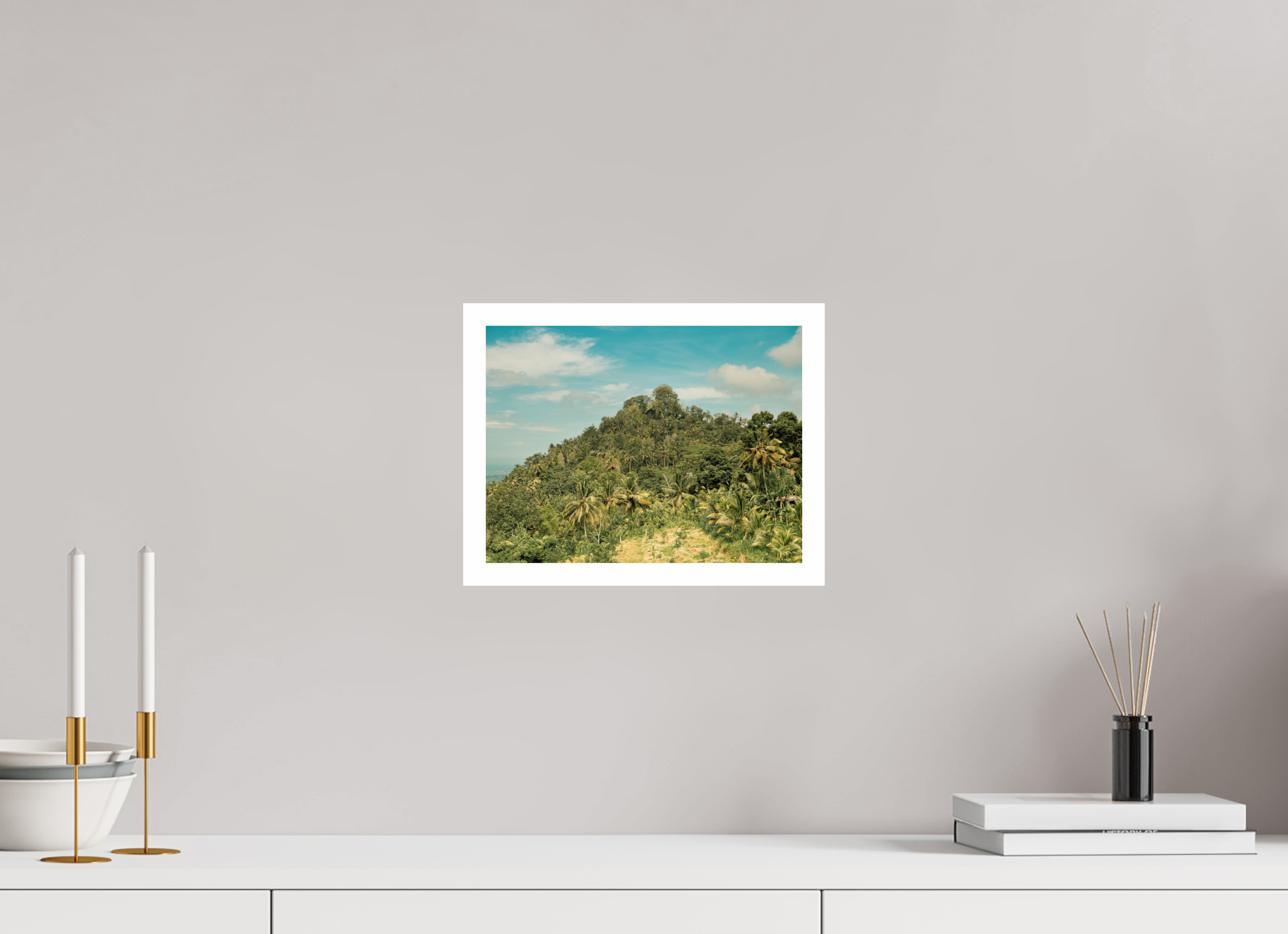 28 x 21 cm, Unframed Fuji Crystal DP II 2cm white border Tropical Bali