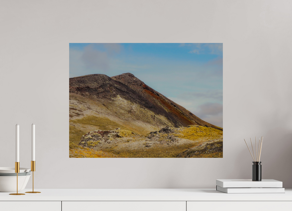 60 x 45 cm, Unframed Photo Print On Fuji Crystal DP II Mountainous Iceland